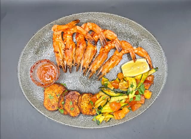 CHARGRILLED KING PRAWNS